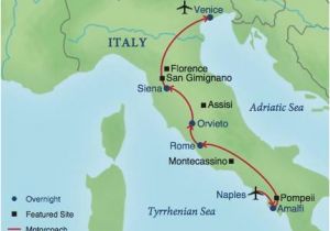 Italy Train Route Map Highlights Of Italy Smithsonian Journeys