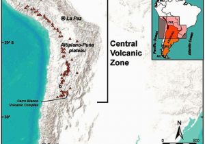 Italy Volcano Map Cerro Blanco In Central andes Was Largest Volcanic Eruption Of Last