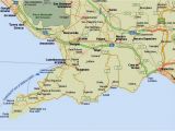 Italy West Coast Map Amalfi Coast tourist Map and Travel Information