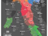 Italy Wine Region Map Italy Wine Map Wine Cheese Italienischer Wein Italien Karte