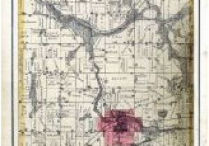 Jackson County Michigan Map Jackson County 1874 Michigan Historical atlas