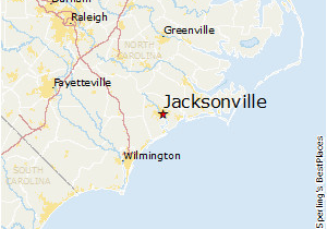 Jacksonville north Carolina Map Map Of Jacksonville north Carolina Bnhspine Com