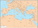 Jerusalem Europe Map 36 Intelligible Blank Map Of Europe and Mediterranean