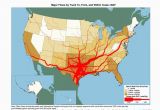 Jodie Texas Map Flow Map Showing tons Moving by Truck and the Number Of Trucks