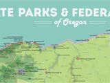 John Day oregon Map oregon State Parks Federal Lands Map 24×36 Poster Best Maps Ever