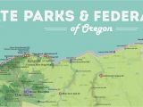 John Day oregon Map oregon State Parks Federal Lands Map 24×36 Poster Best Maps Ever