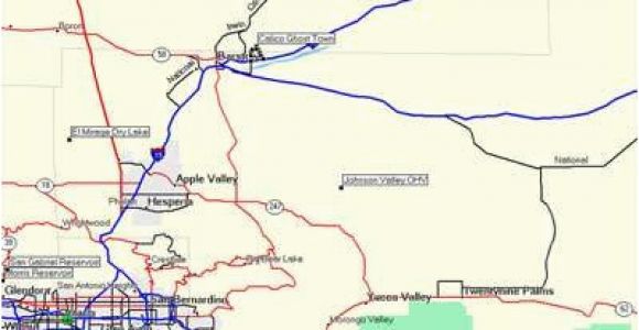 Johnson Valley California Map Johnson Valley Ohv area