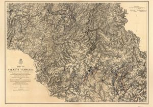 Jonesboro Georgia Map Map S Illustrating the Military Operations Of the atlanta Campaign