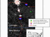 Karval Colorado Map Map Of the Three Field Sites In Colorado and New Mexico with A
