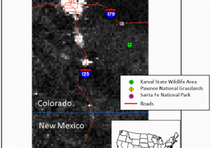 Karval Colorado Map Map Of the Three Field Sites In Colorado and New Mexico with A
