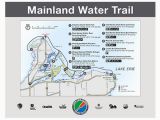 Kelleys island Ohio Map Lake Erie islands Water Trail Mainland Trail Catawba Marblehead