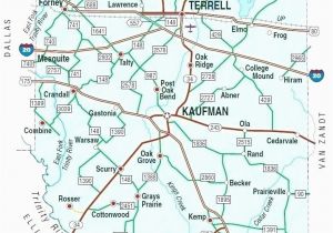 Kemp Texas Map Map Of Texas Roads