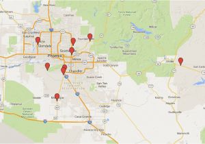 Keno oregon Map Map and List Of Casinos In the Phoenix area