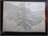 Kent On A Map Of England Details About 1769 Kent andrews Dury Herbert Antique Index County Map original Kitchin London