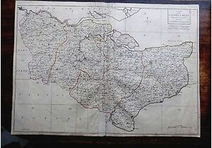 Kent On A Map Of England Details About 1769 Kent andrews Dury Herbert Antique Index County Map original Kitchin London