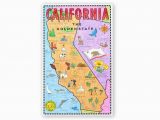 Kids Map Of California California Map Mural Apfk Pdf Shop Pinterest Art Projects