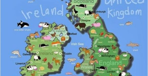 Kids Map Of England British isles Maps Etc In 2019 Maps for Kids Irish Art