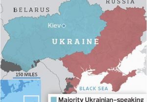 Kiev Europe Map Ukraine Tale Of Two Nations for Country Locked In Struggle