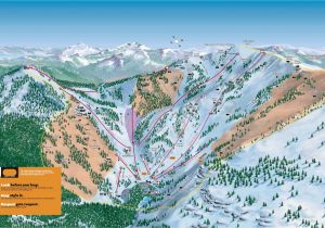 Kirkwood California Map Alpine Meadows Lake Tahoe Ski Resorts I Have Skied Skiing