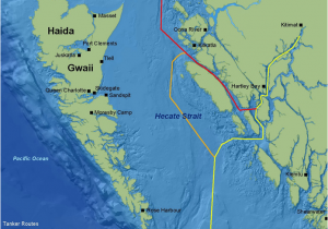 Kitimat Canada Map File Routes Proposees Pour L Acca S Des Petroliers A Kitimat