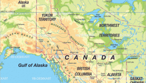 Kitimat Canada Map Karte Von Kanada West Region In Kanada Welt atlas De