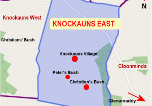 Knock Ireland Map Knockauns East