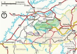 Kodak Tennessee Map Great Smoky Mountains National Park Wikitravel