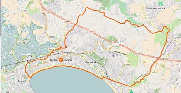 La Baule France Map La Baule Escoublac Wikipedia