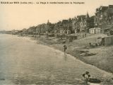 La Baule France Map La Baule Sur Mer La Plage Carte Postale Ancienne Et Vue D Hier