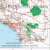 La Canada California Map Road Map Of southern California Including Santa Barbara Los