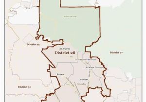 La Canada School District Map California S 28th Congressional District Wikipedia