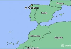 La Coruna Map Spain A Coruna Spain Map Zip Code Map