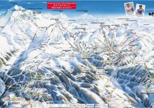 La Plagne France Map La Plagne Savoie Skifahren Karten Skiing Ski