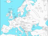 Label Map Of Europe 53 Strict Map Europe No Names