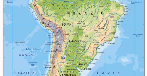 Labeled Map Of Spain south America Map Labeled Climatejourney org