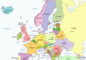 Labeled Map Of Western Europe Europe World Maps