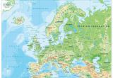 Labeled Physical Map Of Europe Map Of Europe Europe Map Huge Repository Of European