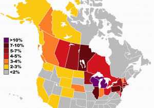 Labelled Map Of Canada Polish Americans Wikipedia