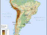 Labelled Map Of Canada south America