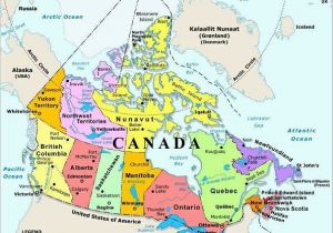 Labelled Map Of Canada with Capitals Map Of Canada with Capital Cities and Bodies Of Water thats