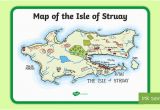 Labelled Map Of England Map Of the isle Of Struay Large Display Poster to Support Teaching