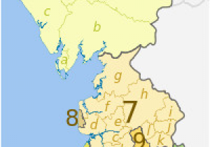 Labelled Map Of England north West England Wikipedia