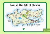 Labelled Map Of Ireland Map Of the isle Of Struay Large Display Poster to Support Teaching