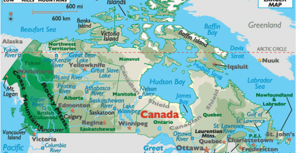 Labled Map Of Canada Canada Map Map Of Canada Worldatlas Com