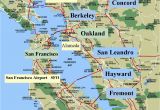 Lafayette California Map Map San Francisco Bay area California Valid Map California Map