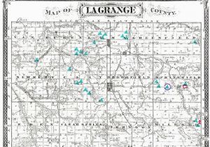 Lagrange Ohio Map Map with Locations Of Burial Mounds and Earthworks In Lagrange