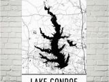 Lake Conroe Texas Map Lake Conroe Texas Lake Conroe Tx Texas Map Texas Decor Lake Map