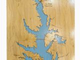 Lake Conroe Texas Map Lake Conroe Texas Wood Laser Cut Map Phds On Artfire