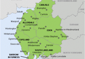 Lake District England Map Lake District Map Maps Of Cumbria National Park Boundaries