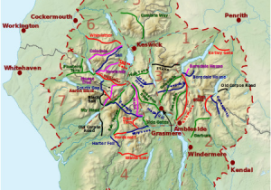 Lake District England Map List Of Hill Passes Of the Lake District Wikipedia